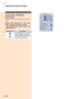 Page 58Auto Sync Display
Function
Used to set the screen displayed during Auto
Sync.
Select “Auto Sync Disp” in the “Fine
Sync” menu on the menu screen.
➝For operating the menu screen, see
pages 40 to 43.
Description
The image set as a back-
ground image is projected.
The computer image being
adjusted is displayed.
Selected item
-56
Adjusting Computer Images 