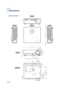 Page 65-64
Dimensions
Units: inches (mm)
Side ViewSide ViewTop View
Rear View
Front View
Bottom View
M4 M4
M4M4
9/64 (3.25)
11
 7/64 (282)
1/16 (1.5)
2 11/64 (55.05) 12
 7/32 (310)
1 59/64 
(48.5) 3
 33/64 (89)
13/64 (5)
2
 3/16 
(55.5)
3 15/16 (99.95)
5
 7/64 (129.5) 5 7/64 (129.5)
5/8 (15.5)9/16 (14)
4 3/16 (106.3)
8
 9/32 (210.3)
8 7/8 (225.3)
1 7/32 
(30.9) 1 5/32 
(29.1)
1
 7/32 
(30.9) 1 3/4 
(44.1)
XV-Z2000U_E_P62_68.p6504.10.13, 0:21 PM 64 