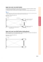 Page 28Connections and Setup
-27
90° 90°
90°
90°
Upper and Lower Lens Shift Position
•This projector is equipped with a lens shift function that lets you adjust the projection height.
•Adjust the projection height to match the setup configuration.
•The screen can be moved maximum the length of one screen vertically using the lens shift.
Note
•Optimal image quality is produced with the projector positioned perpendicular to the screen with all feet flat and level.
Tilting or angling the projector will reduce the...