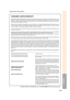 Page 72Appendix
-71
CONSUMER LIMITED WARRANTY
SHARP ELECTRONICS CORPORATION warrants to the first consumer purchaser that this Sharp brand product (the “Product”), when
shipped in its original container, will be free from defective workmanship and materials, and agrees that it will, at its option, either repair
the defect or replace the defective Product or part thereof with a new or remanufactured equivalent at no charge to the purchaser for
parts or labor for the period(s) set forth below.
This warranty does...