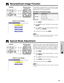 Page 34E-34
Useful Features
Reverse/Invert Image Function
This projector is equipped with a reverse/invert image
function which allows you to reverse or invert the pro-
jected image for various applications.
Description of Projected Images
Projector Remote control
(GUI) On-screen Display
Selected item
Front
CeilingFront
Rear
CeilingRearProjected image
Normal image
Inverted image
Reversed image
Reversed and inverted image
1Press MENU.
2Press ∂/ƒ  to select “PRJ Mode”, and then press
ENTER.
3Press ∂/ƒ to select...