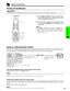 Page 39E-38
Operation Buttons
Setting up GyroRemote
Turning off GyroRemote
CAUTION
•Make sure to turn off GyroRemote aboard aircraft or other places where using radio signals is prohibited.
1Press TEACH and RF CH located inside the upper
cover at the same time, the LED will flash 3 times
and the GyroRemote will turn off.
2If the LED doesn’t light up after pressing any of the
buttons (except POWER), the GyroRemote power
is turned off.
•Press TEACH and RF CH at the same time or POWER located
inside the upper...