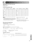 Page 77E-76
Appendix
Wired Remote Control Terminal Specifications
Specifications of wired remote control input
• ø3.5 mm minijack
• External: 5 V (1 A)
• Internal: GND
Function and transmission codes
•To operate the mouse, left-click and right-click functions
through the wired remote control input, connect the cable
from the WIRED REMOTE control input terminal on the
projector to the remote control. The codes for these functions
are complex and are, therefore, not listed here.
Wired remote control function...