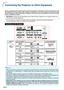 Page 26-24
Connecting the Projector to Other Equipment
Before connecting, ensure that the power cord of the projector is unplugged from the AC outlet and turn off
the equipment to be connected. After making all connections, turn on the projector and then the other
pieces of equipment. When connecting a computer, ensure that it is the last equipment to be turned on after
all the connections are made.
IMPORTANT: Ensure that the appropriate input mode has been selected on the projector before you
turn on the...