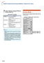 Page 92-90
Service Mode
Only the service centers use the menu. Do not
use the menu.
Example: “Options (2)” screen menu
Description
F actory default setting:
192.168.150.002
Enter an IP address appropriate for the
network.
F actory default setting:
255.255.255.000
Set the subnet mask to the same as that
of the computer and equipment on the
network.
F actory default setting:
000. 000. 000. 000
* When not in use, set to:
  “000. 000. 000. 000”.
Selectable items
IP Address
Subnet Mask
Gateway
Description of TCP/IP...