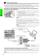 Page 16E-15
Setup & Connections
Projecting Computer Images
•This projector uses a 5 BNC computer input to prevent deterioration of image quality.
•Connect the R (P
R), G/G sync (Y), B (PB), HD/C sync and VD cables (sold separately) to the correct input
terminals on the projector and an RGB switcher (sold separately) connected to the computer, or connect a 5
BNC cable (sold separately) directly from the input terminals on the projector to the computer.
Connecting to an external RGB switcher or other compatible...