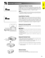 Page 5E-4
Important
Information
Temperature Monitor Function
If the projector starts to overheat due to setup problems or a dirty air filter, “TEMP.”
and “” will flash in the lower-left corner of the picture. If the temperature continues
to rise, the lamp will turn off, the TEMPERATURE WARNING indicator on the
projector will flash, and after a 90-second cooling-off period the power will shut
off. Refer to “Lamp/Maintenance Indicators” on page 69, for details.
•The cooling fan regulates the internal...