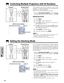 Page 64E-63
Useful Features &
Network Function
Controling Multiple Projectors with ID Numbers
1.2.3 4.5.6
1, 6
5 2, 3, 4
Projector
(GUI) On-screen DisplayRemote ControlThis projector can form a network of up to 250
projectors. To identify separately and control specified
projector, you need to set ID No..
The ID No. you set is displayed on the LED.
(Slide the MOUSE/ADJUSTMENT switch
on the remote control to the ADJ. position.)
Setting the ID No.
1Press MENU.
2Press ß/© to select “Options (2)”.
3Press ∂/ƒ to...