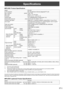 Page 3737E
Specifications
nPN-V601	Product	Specifications
Model
PN-V601
LCD component
60" Class [60 inch (152.4cm) diagonal] TFT LCD
Max. resolution   (pixels)1366 x 768
Max. colorsApprox. 16.77 M colors
Pixel pitch0.973 mm (H) × 0.973 mm (V)
Viewing angle176° right/left/up/down (contrast ratio ≥ 10)
Screen active area inch (mm)52-5/8 x 29-7/16 (1328.8 x 747.1)
Computer input signalDigital (DVI 1.0 standard-compliant), Analog RGB (0.7 Vp-p) [75 
Ω]
Sync signal
Horizontal/vertical separate (TTL:...