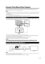 Page 49
47
Enjoying Photo/Music/Video Playback
You can connect the TV to a USB memory device, USB hard drive or home ne\
twork (DLNA) server to enjoy 
viewing pictures, listening to music, and watching videos.
Depending on the USB memory device/USB hard drive/home network (DLNA) \
server, the TV may not be able to recognize the 
recorded data.
It may take time to read the recorded data if the USB memory device/USB \
hard drive/home network (DLNA) server contains 
many ﬁ les or folders.
Use only alphanumeric...