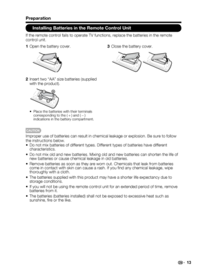 Page 14EG
@^cdQ\\Y^W9QddUbYUcY^dXUHU]_dU:_^db_\K^Yd
!&#%$
Gfikhi^k#nl^#h_#[Zmm^kb^l#\Zg#k^lnem#bg#\a^fb\Ze#e^ZdZ`^#hk#^qiehlbhg.#@^#lnk^#mh#_heehp#
ma^#bglmkn\mbhgl#[^ehp.
Bh#ghm#fbq#[Zmm^kb^l#h_#]b__^k^gm#mri^l.#Bb__^k^gm#mri^l#h_#[Zmm^kb^l#aZo^#]b__^k^gm#H#
\aZkZ\m^kblmb\l.
Bh#ghm#fbq#he]#Zg]#g^p#[Zmm^kb^l.#Kbqbg`#he]#Zg]#g^p#[Zmm^kb^l#\Zg#lahkm^g#ma^#eb_^#h_#H#
g^p#[Zmm^kb^l#hk#\Znl^#\a^fb\Ze#e^ZdZ`^#bg#he]#[Zmm^kb^l.
P^fho^#[Zmm^kb^l#Zl#lhhg#Zl#ma^r#Zk^#phkg#hnm.#Aa^fb\Zel#maZm#e^Zd#_khf#[Zmm^kb^l#H#...