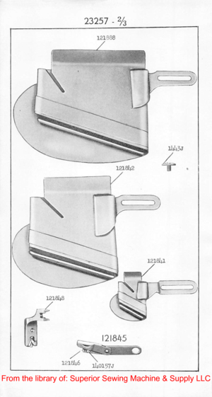 Page 11023257- %
121B88
From  the library  of: Superior  Sewing Machine  & Supply  LLC  