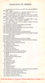 Page 4INSTRUCTIONSFORORDERING
Inordering from this list, useONLYthepartNUMBERIn
theFIRSTcolumn.The number stampedon a Sewing Machine Port Is in
every casethe number of the single partonly.
Everycombination of parts sent out as such has Its specific
number, which,although notstampedon theports,must be
used when orderingthecombination.
Each number
alwaysindicates the SAMEPARTinwhat
ever list itappears,or forwhatever machine.
The letters aftersome of the numbers indicatethe style
of finish only, as follows:...