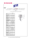 Page 186 
 
ATD: 
Auto Tension Dial  
            “A” 
Left Cover Stitch 
Needle “C”      Not Threaded 
Middle Cover Stitch 
Needle “D”     Not Threaded  
Right Cover Stitch 
Needle “E”     Not Threaded 
Overedge Left  
Needle “A” (Orange)       Threaded 
Overedge Right  
Needle “B” (Blue)       Threaded 
Upper Looper 
(Green)   Looper Engaged     
 and Threaded 
Lower Looper 
(Red)       Threaded 
Chain Stitch Looper  
(Brown)    Not Threaded 
Upper Looper Clutch            “L” 
Upper Knife     Engaged 
Seam...