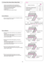 Page 47Tension is automatically set when seiecting the
desired stitch type with the Auto Tension Dial (ATD).
Tension may be fine tuned with the Fine Tuning Levers
according to the following variables:
1) Type and thickness of fabric
2) Needle size
3) Size, type and fibre content of thread
46
Set auto tension dial to A as shown on illustration and test
sew on a sample of your fabric.When the upper looper thread lies on the underside of
the fabric;
-Move the upper looper thread tension fine tuning lever
(green)...