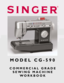 Page 1MODEL CG-590 
 
COMMERCIAL GRADE 
SEWING MACHINE  
WORKBOOK  