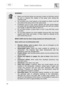 Page 26 User instructions    
 
24  
 
 
 
 
 
 
 
 
 
 
 WARNING! 
 
• Make sure that the dishes are securely in place so that they cannot 
tip over or obstruct the rotation of the spray arms during the 
washing cycle. 
• Do not place very small objects in the baskets as these could fall 
and obstruct the spray arms or the wash pump. 
• Containers such as cups, bowls, glasses and pots should always 
be loaded with the opening facing downwards and with any cavities 
at an angle, to allow the water to drain out....