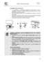 Page 37 
User instructions   
 
 
35   CLEANING THE FILTER UNIT •  It is advisable to periodically inspect the centre filter C and, if 
necessary, to clean it. To remove the filter, grip the tabs, turn them  
anticlockwise and lift upwards; 
•  push the centre filter D from the underside to remove it from the 
micro-filter: 
•  separate the two parts which make up the plastic filter by pressing 
the body of the filter in the zone shown by the arrows; 
•  remove the centre filter by lifting it upwards....