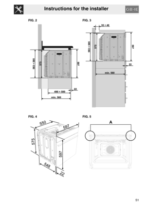 Page 50Instructions for the installer
51
FIG. 2 FIG. 3
FIG. 4 FIG. 5 