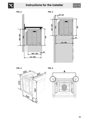 Page 64Instructions for the installer
65
FIG. 2 FIG. 3
FIG. 4 FIG. 5 