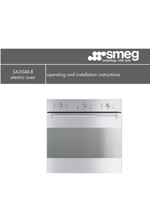 Page 1SA304X-8
electric oven 
operating and installation instructions 