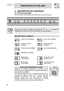 Page 12
 
 
Instructions for the user 
 
54 
5. DESCRIPTION OF CONTROLS 
5.1  Front control panel 
All the cooker controls and co mmands are on the front panel. 
 
    
The user has only to press the central key  for 1 - 2 seconds to 
enable use of the oven on first use or after a power blackout.    
DESCRIPTION OF SYMBOLS 
 
  
FRONT LEFT BURNER 
 
BACK LEFT BURNER 
  
FRONT CENTRAL 
BURNER 
 
BACK CENTRAL  BURNER 
  
 FRONT RIGHT BURNER 
 
BACK RIGHT BURNER 
  
BARBECUE ELEMENT   
  
MAIN OVEN 
THERMOSTAT...