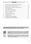 Page 1
Contents  
 
1. INSTRUCTIONS FOR SAFE AND PROPER USE _______________ 36 
2. INSTALLATION OF THE APPLIANCE ________________________ 38 
3. ADAPTATION TO DIFFERENT TYPES OF GAS _______________ 40 
4. FINAL OPERATIONS _____________________________________ 42 
5. DESCRIPTION OF CONTROLS ____________________________ 44 
6. USE OF THE COOKING HOB ______________________________ 51 
7. USE OF THE OVEN ______________________________________ 53 
8. AVAILABLE ACCESSORIES _______________________________ 54 
9....