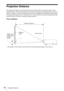 Page 7676Projection Distance
Projection Distance
The projection distance is the distance between the front of the lens and the surface of the 
projected image. The following describes the projection distance and height from the center of 
the lens to edge of screen by each projected screen size. Height H is the height from the bottom 
of the projected image (top for ceiling mount) to A (determined by drawing a perpendicular line 
from the center of the lens to projected image surface).
Floor Installation
* The...