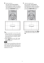 Page 99
3Adjust the focus.
Press the LENS ADJUSTMENT 
(FOCUS) button to display the Lens 
Focus adjustment window (test pattern). 
Then adjust the focus of the picture by 
pressing the M/m/