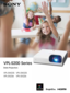 Page 1VPL-S200 Series
Data Projectors
VPL-SW235   VPL-SW225
VPL-SX236    VPL-SX226   
