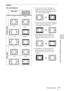 Page 2121The Screen Menu
Adjustments and Settings Using a Menu
Aspect
VPL-DX147/DX127*1: If you select “Normal,” the image is 
projected in the same resolution as the 
input signal without changing the aspect 
ratio of the original image.
*2: If you select “4:3,” the image is projected 
to fit the projected image size, regardless 
of the aspect ratio of the image.
*3: Depending on the input signal, the 
projected image may be projected as 
illustrated below. In this case, select 
“16:9.”
*4: Depending on the...