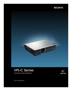 Page 1sony.com/projectors
®®
VPL-C Series
Compact Data Projector
SONY53157_VPLC  6/27/07  9:38 AM  Page 1 