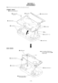 Page 3Ð 3 Ð
CABINET  (REAR)
MAIN  BOARD
Note: Follow the disassembly procedure in the numerical order given.
SECTION  2
DISASSEMBLY
2three screws
(P2 ´ 8)
8cabinet (rear)
3two claws
3two claws
47
telescopic antenna
1Remove the battery lid.
3two claws
6lug
5screw (B1.7 ´ 4)
9cabinet (front)
1Remove two solders
of the speaker leads.
4two claws
2battery terminal (–)
5MAIN board
A
3
battery terminal (+) CV1
Note:On installation MAIN board, 
turn CV1 shaft in the arrow A 
direction fully. 