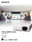 Page 11
VPL-CH300 Series
Data Projectors
VPL-CH375
VPL-CH355
VPL-CH350 