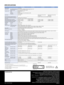 Page 1010
SPECIFICATIONS
VPL-FHZ65VPL-FHZ60 VPL-FH65VPL-FH60
Display system 3 LCD system
Display device
Size of effective display area0.76” (19 mm) x 3 BrightEra LCD Panel, Aspect ratio: 16:10
Number of pixels 6,912,000 (1920 x 1200 x 3) pixels
Projection lens*
1Zoom Powered (Approx. x 1.6)
Focus Powered
Lens shift Powered, Vertical: -5%, +60%, Horizontal: +/32%
Throw ratio 1.39:1 to 2.23:1
Light source Laser diode High pressure mercury lamp  
370 W typeHigh pressure mercury lamp  
280 W type
Recommended lamp...