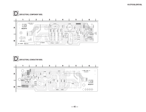 Page 42— 42 —
KV-27FS100L/29FS100L
R1848C18 20
C 1 815
C1
81 6
L1805
D1 81 2R1845
R184
9
R 1 850
R 1 85
1
R 1 852 R
18 5 3
C1817
C1818 C1819
C
183
0
D 1810 D
1 81 1
R1843R1 84 4
D 1809
R1846 R1847 Q1810
CN1800
C
N18 01
C N1 80
2
T1801
CLP810
C LP8 11
C L
P81 2
EB141
3
>PF-LP<
1723163111-689-538-11
BA603
A-1405- 522-A
1
A
B 234561
A
B 23456
C
181
6
R1
846
R
1
847
D 1
810
D
1
811
D
18 12
R 1
843
D 1
809
R1 84 8
C1
820
C 1
8 3
0
C1 81 5
L1 805
R 1
845 T
1
801
R1 849
R 1
850
R 1851
R 1
85
2
C1
81 7
C1 81
8
C
1 81...