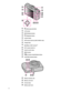 Page 32 (Flash  pop-up) button
LCD screen
MOVIE (Movie) button
 (Playback)  button
Control wheel
GPS  sensor  (built -in) (DSC -HX50V  only)
Charge  lamp
Multi/Micro  USB  Terminal
*2
Wi-Fi sensor  (built -in)
Hook for wrist  strap
MENU  button
/ (In-Camera  Guide/Delete)  button
CUSTOM (Custom) button
Battery  insertion slot
Memory  card  slot
Access  lamp
Battery  eject  lever
25  