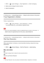 Page 1171.  MENU  →  (Custom  Settings )  → [Face  Registration] → [Order Exchanging] .
2 .  Select a face to change the order of priority.
3 .  Select the destination.
[115] How  to Use
Using shooting functionsSetting the other functions  of this product
Face Registration (Delete)
Deletes a registered  face. 1.  MENU  → 
 (Custom  Settings )  → [Face  Registration] → [Delete] .
If you select [Delete All], you can delete all  registered  faces.
Note
Even if you execute  [Delete] , the data  for registered  face...