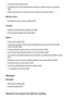 Page 15You cannot  import images.  [281]
The image and sound are  interrupted by noise when viewing a movie on a computer.
[282]
Images exported from a computer cannot  be viewed on this product. [283]
Memory cards
Formatted the memory card  by mistake. [284]
Printing
Images are  printed with both  edges cut off. [285]
You cannot  print  images with the date. [286]
Others
The lens gets fogged. [287]
The product stops with the lens portion extended./The product turns off with the lens
portion extended. [288]
The...