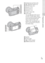 Page 11GB
11
Preparing the camera
A (flash pop-up) button (43)B (Playback) button (27)
CMOVIE button (26)
DSoft key A (31)
ESoft key B (31)
FSoft key C (31)
GControl wheel (30)
HLCD screen
You can adjust the LCD screen to 
an easily viewable angle, such as 
for a low-position shooting. Tilt the 
LCD screen upward about 180 
degrees when you take a self-
portrait. The 3-second delay self-
timer is automatically selected in 
the default setting.
ISpeaker
JCharge lamp
K (USB) terminal
LHDMI terminal (50) 