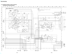 Page 36HCD-VX8/VX8J8-13. SCHEMATIC DIAGRAM Ð MAIN (2/4) SECTION Ð
¥ See page 49 for Printed Wiring Board.
Ð 53 Ð
Ð 54 Ð
(Page 
52)
(Page 
56)
(Page 
52)
(Page 
56)
(Page 57)
(Page 57)
(Page 58) (Page 58)(Page 
73) 