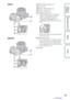 Page 1616GB
Table of 
contents Sample photo Menu IndexNEX-6
NEX-5RA
Battery/memory card cover
B Access lamp
C Memory card insertion slot
D Battery compartment
E Connection plate cover
 Use this when using an AC-PW20 AC 
Adaptor (sold separately). Insert the 
connection plate into the battery 
compartment, and then pass the cord 
through the connection plate cover as shown 
below.
 Make sure that the cord is not pinched when  you close the cover.
F Tripod socket hole Use a tripod with a screw length of less than...