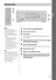 Page 3737GB
 
Playback
Watching a DVD
123
46
78
0/10ENTER9
SYSTEM STANDBY
TV INPUT
SLEEPDMPORTTV ?/1 
AV ?/1
VIDEO 1 VIDEO 2 VIDEO 3 DVD
2CH A.F.D.
RETURN/EXIT
TV CH –
PRESET –TV CH +
PRESET +
TUNING –
TVTUNING +REPLAY ADVANCEMENU MOVIE MUSIC
MEMORY DVD MENU
FM MODE CLEAR
TOOLS DISPLAYMUTING
TV VOL
MASTER VOLAUTO CAL
D.TUNING
D.SKIP AMP MENU SAT TV SA-CD/CD TUNER
?/1
-
V
Bb
v
.H mM
Xx10/
?/1
AUTO CAL MICAUTO CAL
PHONESVIDEO 3 IN/PORTABLE AV IN
VIDEO L  AUDIO   RMEMORY/
ENTERTUNING 
MODETUNING 2CH A.F.D. MOVIE...