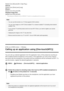 Page 352Selects from [All] and [All in Date Rng.].
Interval: 
Selects from [Short] and [Long].
Effects*: 
Selects from [On] and [Off].
Playback Image Size: 
Selects from [HD] and [4K].Note
You can use this function on a TV that supports DLNA renderer.
You can view images on a Wi-Fi Direct-enabled TV or network-enabled TV (\
including wired network-
enabled TVs).
If you connect TV and this product and do not use Wi-Fi Direct, you need\
 to register your access
point first.
Displaying the images on the TV may take...