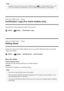 Page 397Note
Updating can be performed only when the battery level is  (3 remaining battery bars) or more.
The use of a sufficiently charged battery or the AC Adaptor (sold separ\
ately) is recommended.
[444] List of MENU itemsSetup
Certification Logo (For some models only)
Displays some of the certification logos for this product.
[445] List of MENU items
Setup
Setting Reset
Resets the product to the default settings. Even if you perform [Setting Reset], the recorded
images are retained.
Menu item details...