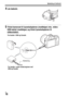 Page 656Opladning af batteriet
DK16
4Luk dækslet.
5Tilslut kameraet til lysnetadapteren (medfølger) vha. mikro-
USB-kablet (medfølger) og tilslut lysnetadapteren til 
stikkontakten.
For kunder i USA og Canada
For kunder i andre lande/regioner end 
USA og CanadaNetledning 