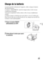 Page 93FR29
FR
Préparation de l’appareil
Charge de la batterie
Lors de la première utilisation de l’appareil, veillez à charger la batterie 
NP-FW50 (fournie).
La batterie « InfoLITHIUM » peut être chargée même si elle n’est pas 
complètement déchargée.
Vous pouvez également l’utiliser même si elle n’est pas complètement 
chargée.
La batterie chargée se décharge peu à peu même si vous ne l’utilisez pas. 
Pour éviter de rater une occasion de prise de vue, chargez une nouvelle fois 
la batterie avant de...