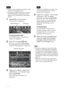 Page 3636 GB
Note
If there are no DPOF preset images when
you selected “DPOF Print,” an error
message will be displayed.
4Press g/G to select “Yes” to start
printing or “No” to cancel
printing, and then press ENTER.
When you select “Yes,” printing starts.
During printing, the PRINT indicator
flashes and the printing process is
displayed.
To stop printing
Press CANCEL.  When you are
printing multiple copies, the next
printing after the one currently
printing  will be canceled.
5When printing is complete and
the...