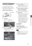 Page 3737 GB
Making various printing
Viewing a slideshow 
You can perform a slideshow of the
images saved in a memory card or an
external device. You can also  manually
print an image being displayed.
Buttons to be used in this section
g/G /f /F/ ENTER
PRINT
CANCEL
MENU
1Press MENU.
The menu bar is displayed.
         Menu bar         Slideshow menu icon
2Press  g/G  to select  (Slideshow)
and then press ENTER.
The Slideshow menu is displayed.
                 Slideshow menu
3Press  f/F  to select “Switch”,...