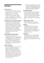 Page 9090 GB
Glossary
Auto Fine Print  3The function automatically corrects the
picture quality so that an image may be
printed in more vivid, clear and
beautiful pictures.  It is especially
effective for a darker image with low
contrast.  The pictures are corrected to
reproduce natural skin colors, vivid tree
leaf green, or clear sky blue.
DCF (Design rule for Camera File system) This camera conforms with the DCF
(Design rule for Camera File system)
standard established by JEITA (Japan
Electronics and...